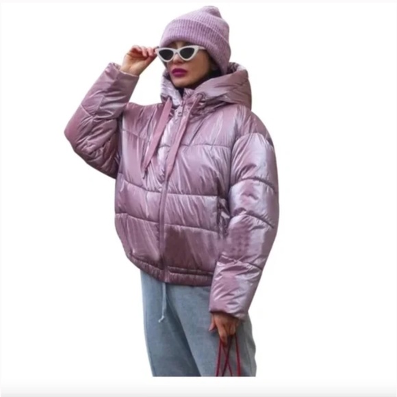 Zara Hooded Puffer Jacket NWT - Picture 2 of 14